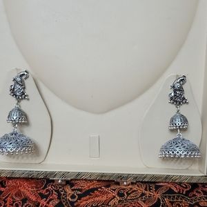 Indian German Silver Jhumka